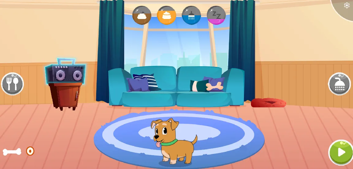 Meu Amigo Caramelo: living room